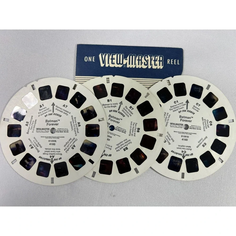 Vtg Model C ViewMaster Viewer Sawyer's Four Reel Sets (3462)